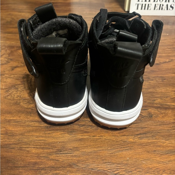 Lunar Force 1 Flyknit Workboot 'Black White' Mens 8 - Picture 3 of 5